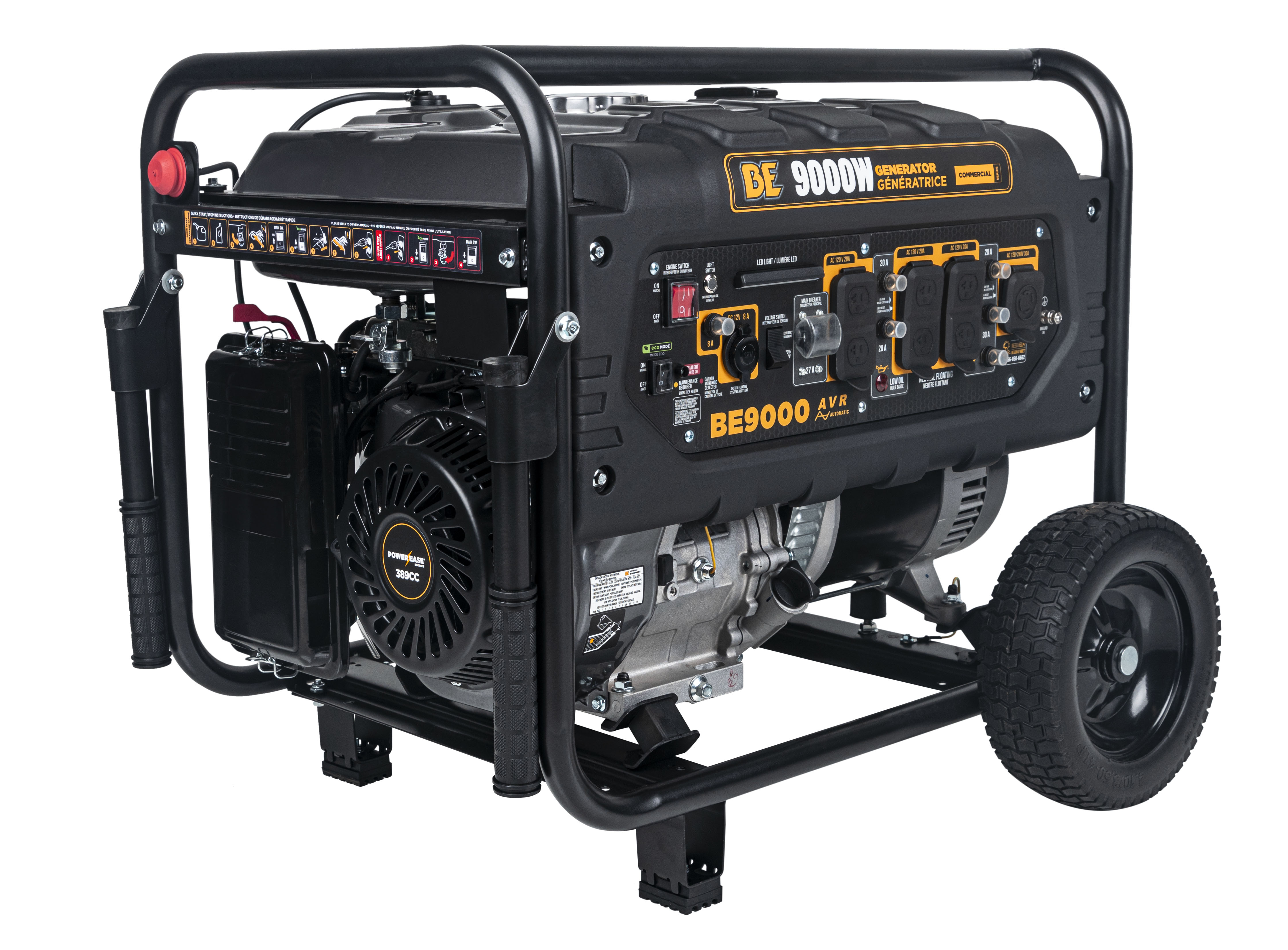 Générateur de 9 000 watts